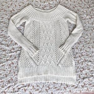 White Aerie cotton knit top